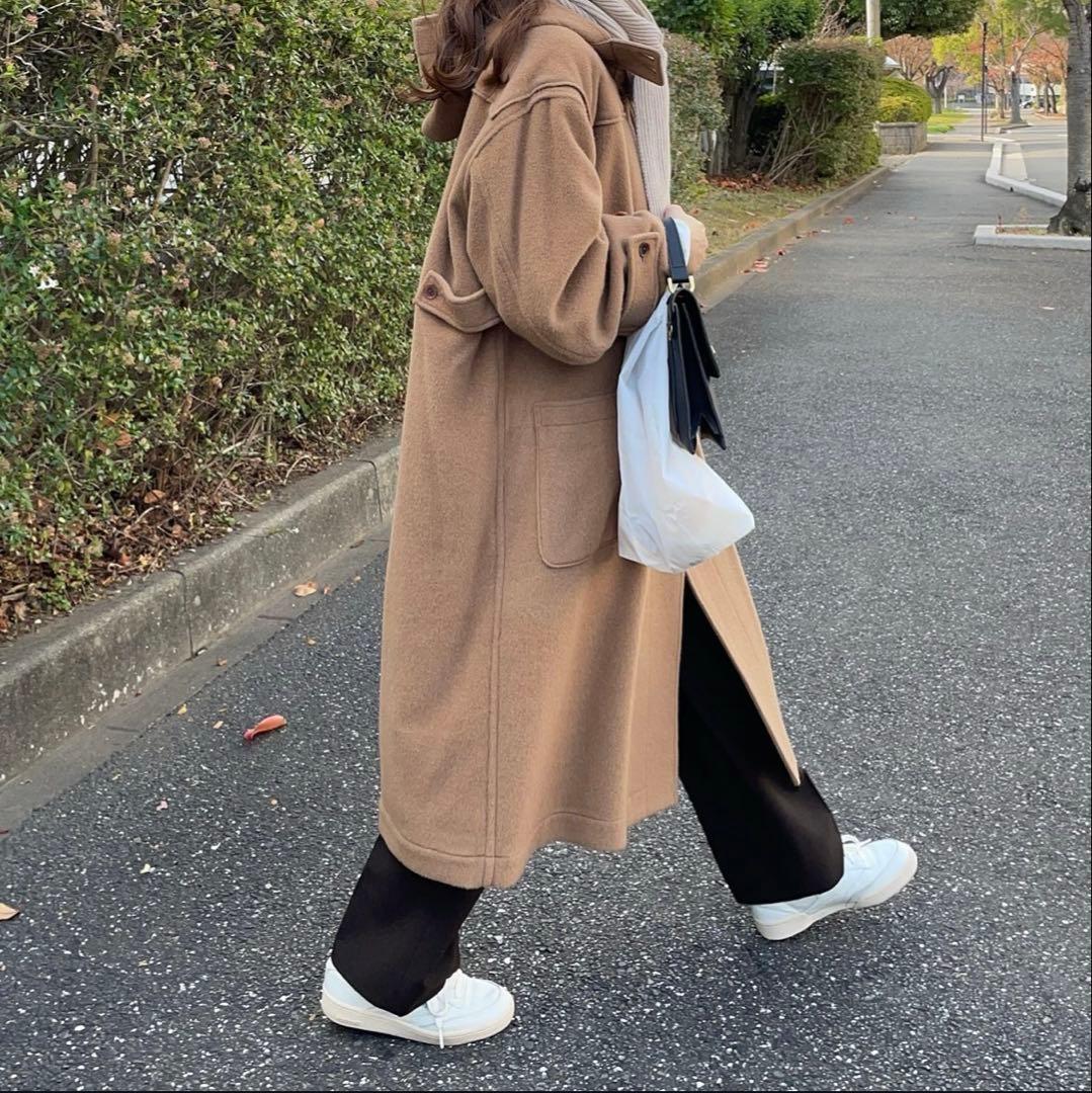 AURALEE ベビーキャメルビッグダッフルコート ユニセックス - メルカリ