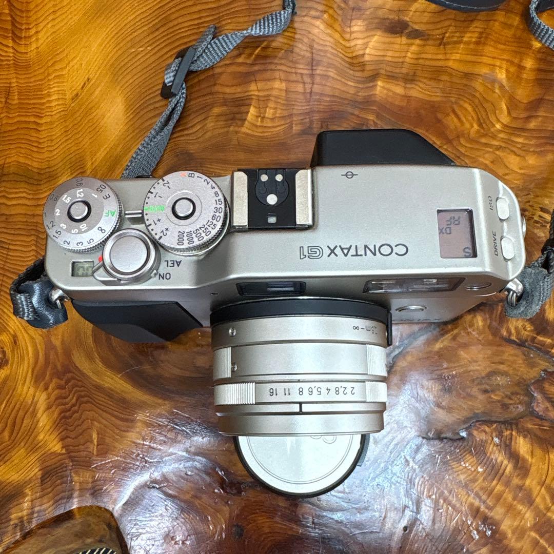Contax G1 一眼レフフィルムカメラ 45mm f2現状品 シャッターok
