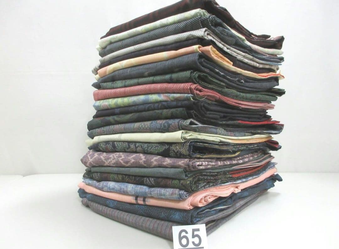 No.65大島紬等の紬の着物22点まとめてセット美品多数あります。 - メルカリ