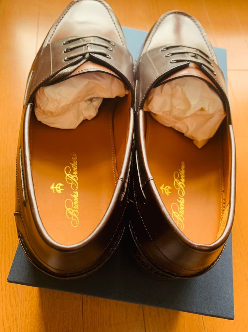 brooksbrothers コンビカラー デッキシューズ - メルカリ