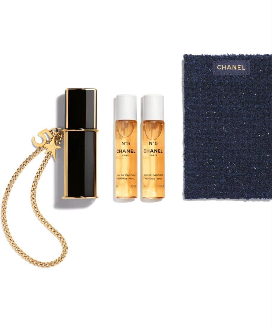 【新品】シャネル N°5 オードゥパルファム　パーススプレイコメット 3x7ml シャネル］シャネル N°5 オ―ドゥ パルファム パース スプレイ コメット