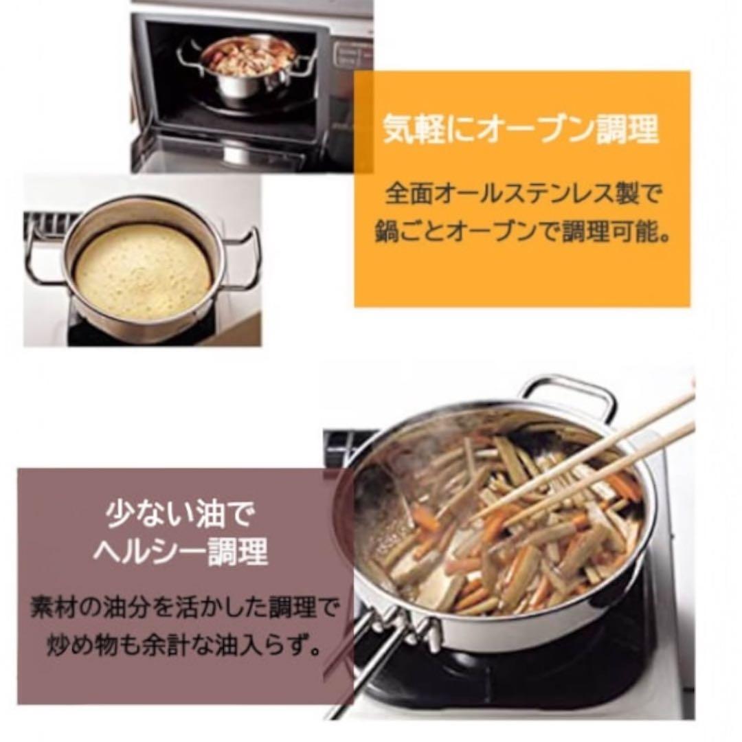 ウ*ツ様 【新品未使用】宮崎製作所 ジオプロダクト ポトフ鍋 22㎝ 5.0L