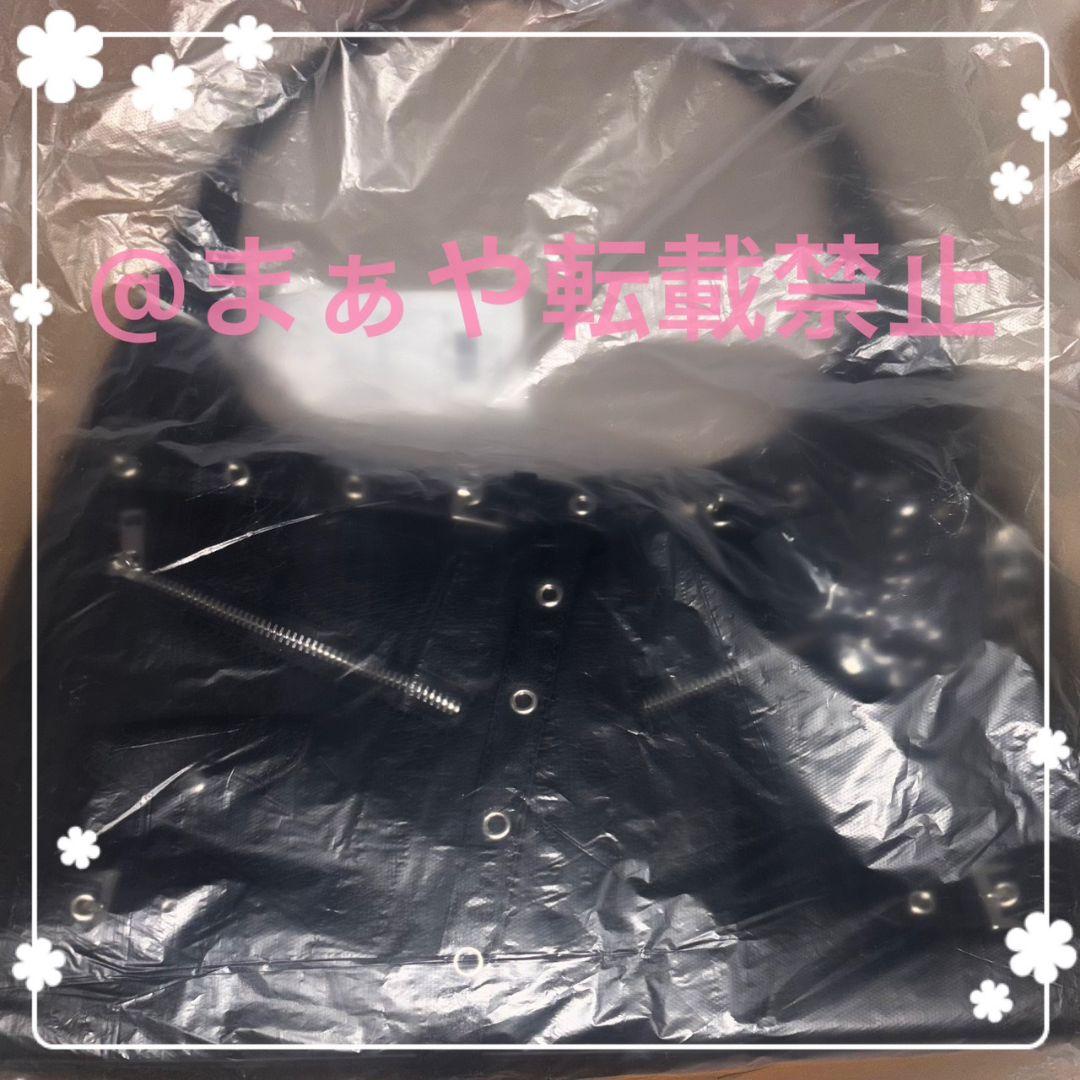 Darich ダーリッチ スタッズレザーベルトデザインマキシバッグ BLK