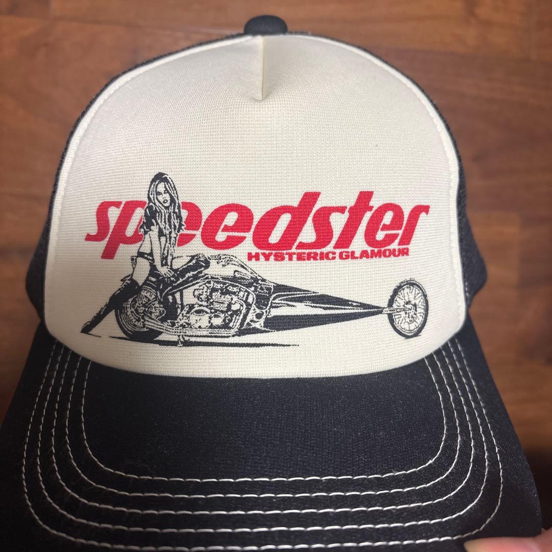 早い者勝ち‼️スピードスターメッシュキャップ HYSTERIC GLAMOUR（ヒステリックグラマー） HYSTERIC GLAMOUR