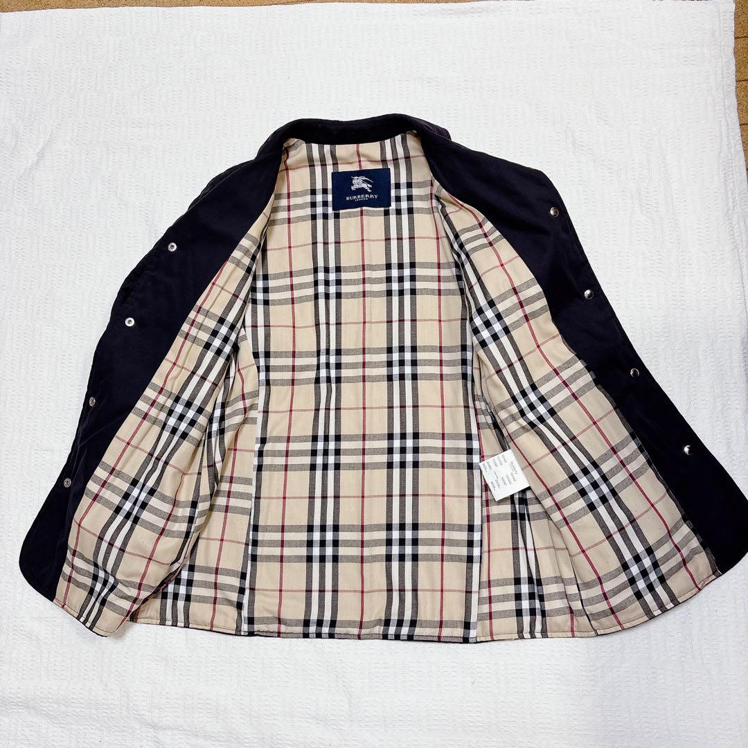 BURBERRY LONDON ノバチェック キルティングジャケット Mブラック