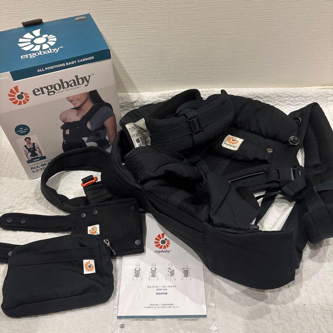 エルゴ オムニ360 抱っこ紐 クールエアーメッシュ ブラック - メルカリ