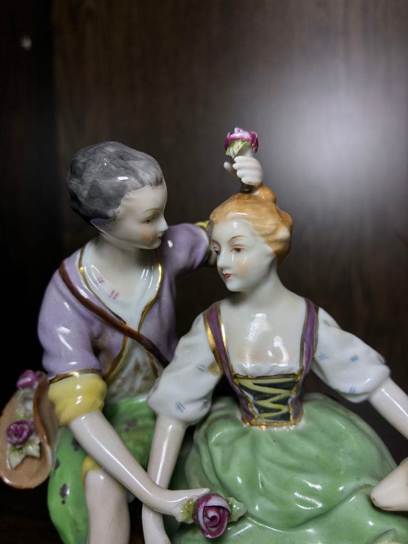 オキュパイドジャパン 羊飼い男女 瀬戸ノベルティ