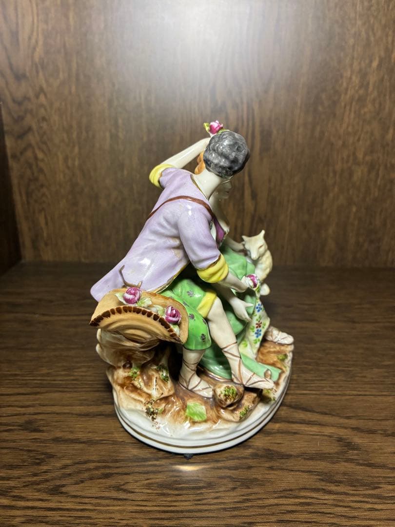 オキュパイドジャパン 羊飼い男女 瀬戸ノベルティ