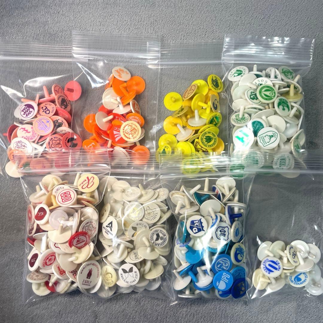 まとめ売り】 ゴルフ場マーカー ゴルフマーカー コレクション 訳あり