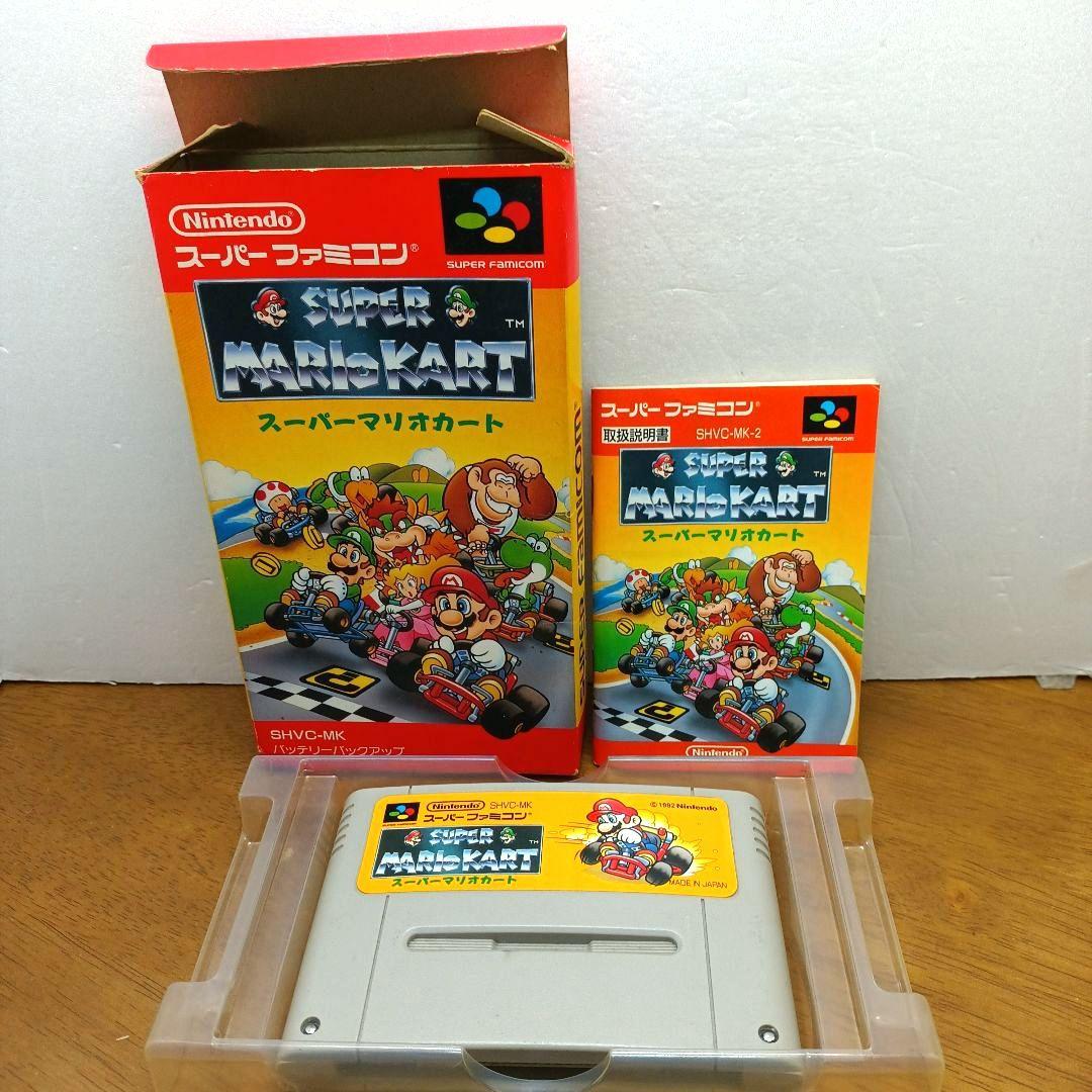 中古品・外箱付】 スーパーマリオカート スーパーファミコン - メルカリ