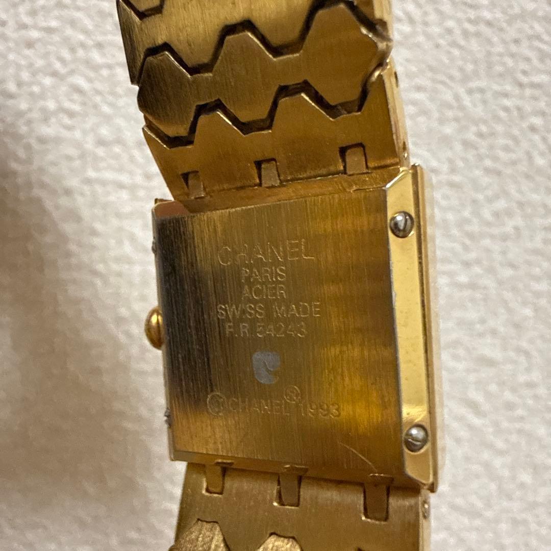 マ*ー様 CHANEL ゴールド 時計 1983年モデル