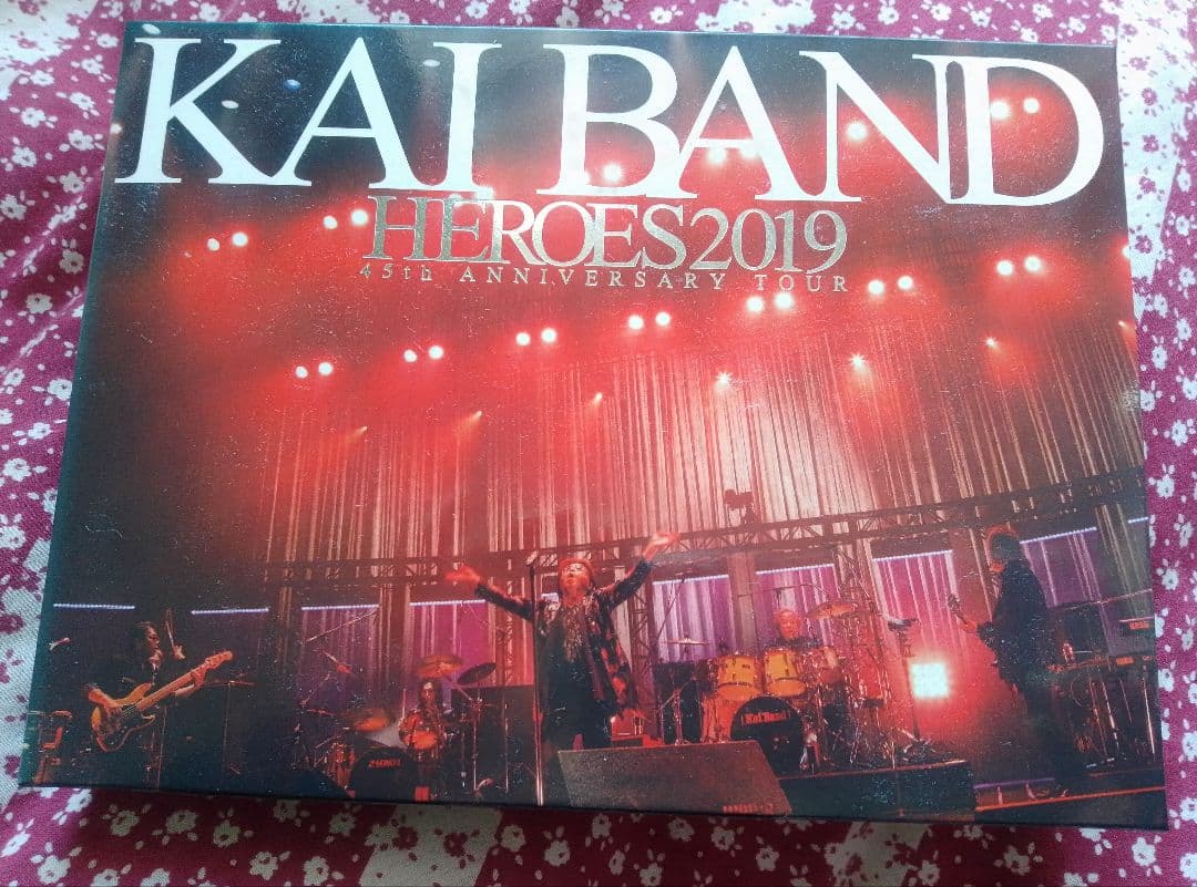 KAI BAND HEROES 2019 45周年記念DVD ＆ CD J-Rock KAI BAND / KAI BAND HEROES 45th ANNIVERSARY BEST CD w/DVD