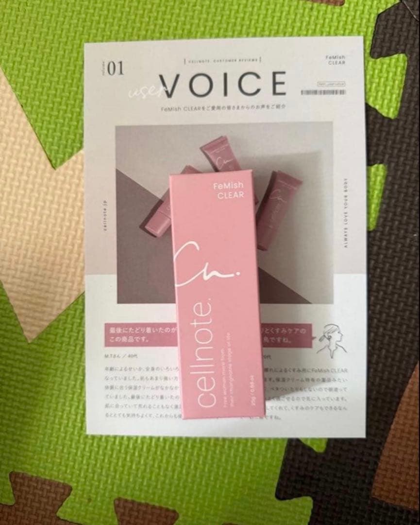 cellnote FeMish CLEAR 25g - メルカリ