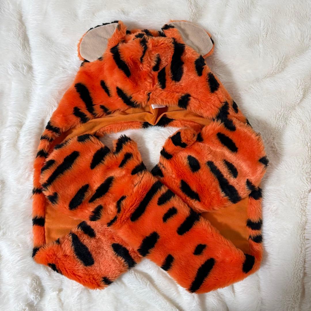 即日発送】ディズニー マフラーキャップ ファンキャップ ティガー