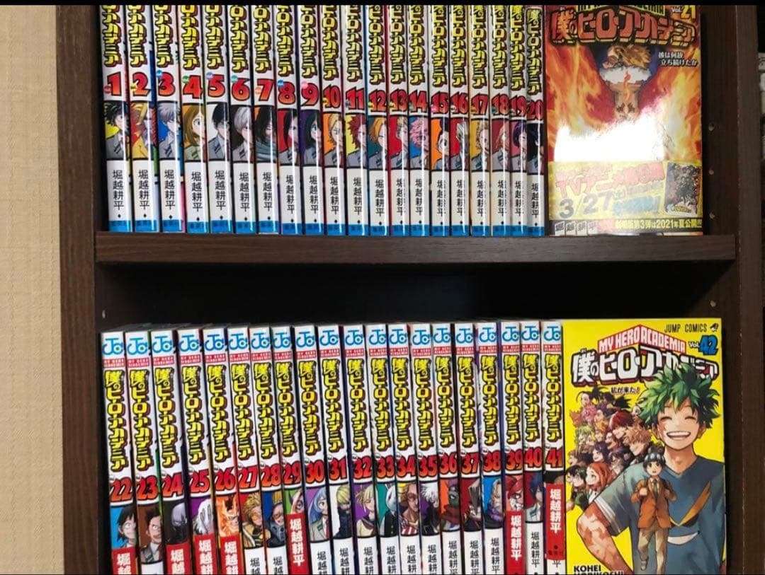 僕のヒーローアカデミア 全巻　完結　1-42巻 ヒロアカ』最終42巻の表紙公開。イラストは第1巻の構図をイメージ