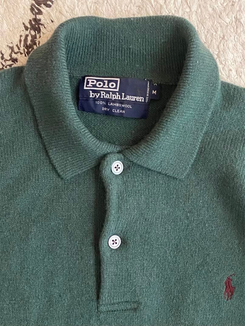 90s Polo by Ralph Lauren ポロニット ラムウール - メルカリ
