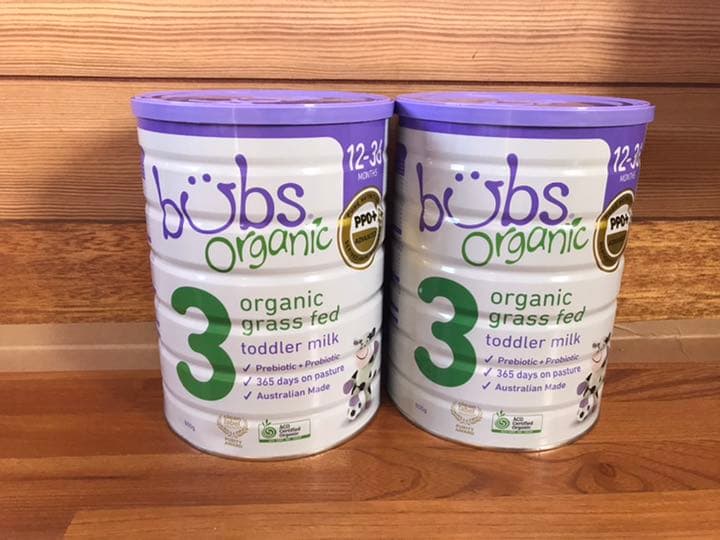 büb's organic 粉ミルク 2&3セット人気定番，安い 2缶セット バブズ