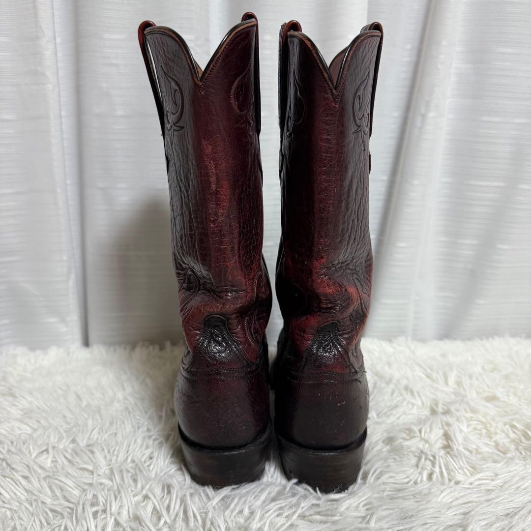 極美品⭐️ Lucchese ルケーシー ウエスタンブーツ エキゾチックレザー