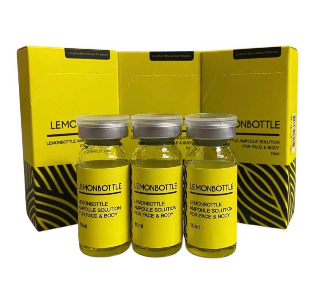 【即日発送】韓国で話題沸騰！レモンボトル3本　ホームケアキットプレゼント　箱なし 即日発送・】韓国で話題レモンボトル10ml 3本 ホームケアキット