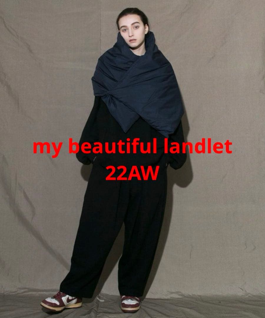 【22AW my beautiful landletリサイクルウールSETUP】 2022AW】my beautiful landlet 