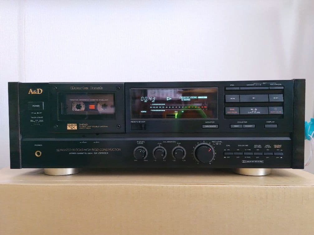 A&D GX-Z9100EX 美品動作品！ A&D GX-Z9100EXの紹介◇完成度高いA&Dの集大成デッキ | スーパーカセッ