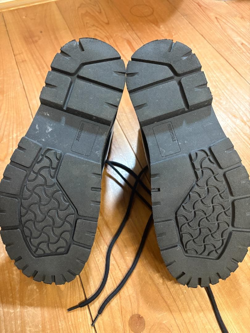 BIRKENSTOCK Prescott レースアップブーツ 黒 箱ナシ 美品 - メルカリ