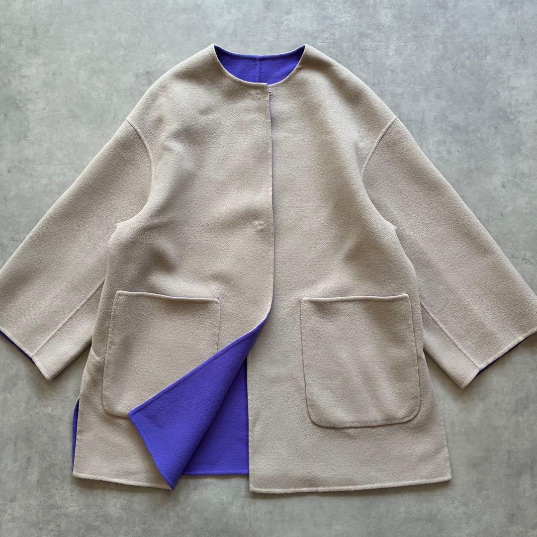 人気 ユナイテッドアローズ リバーコート リバーシブル バイカラー