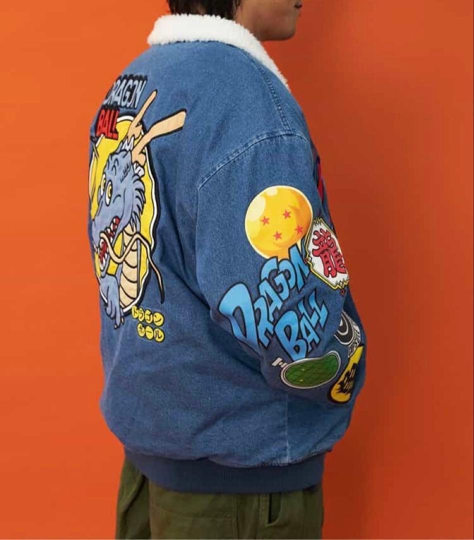 BREEZE ドラゴンボールコラボ_デニムボアジャケット - メルカリ