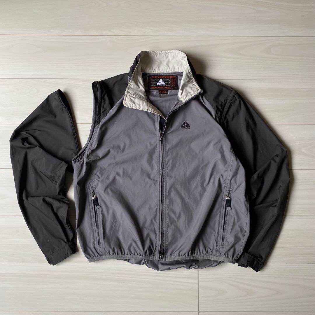 00s archive nike acg 2way nylon jacket - メルカリ
