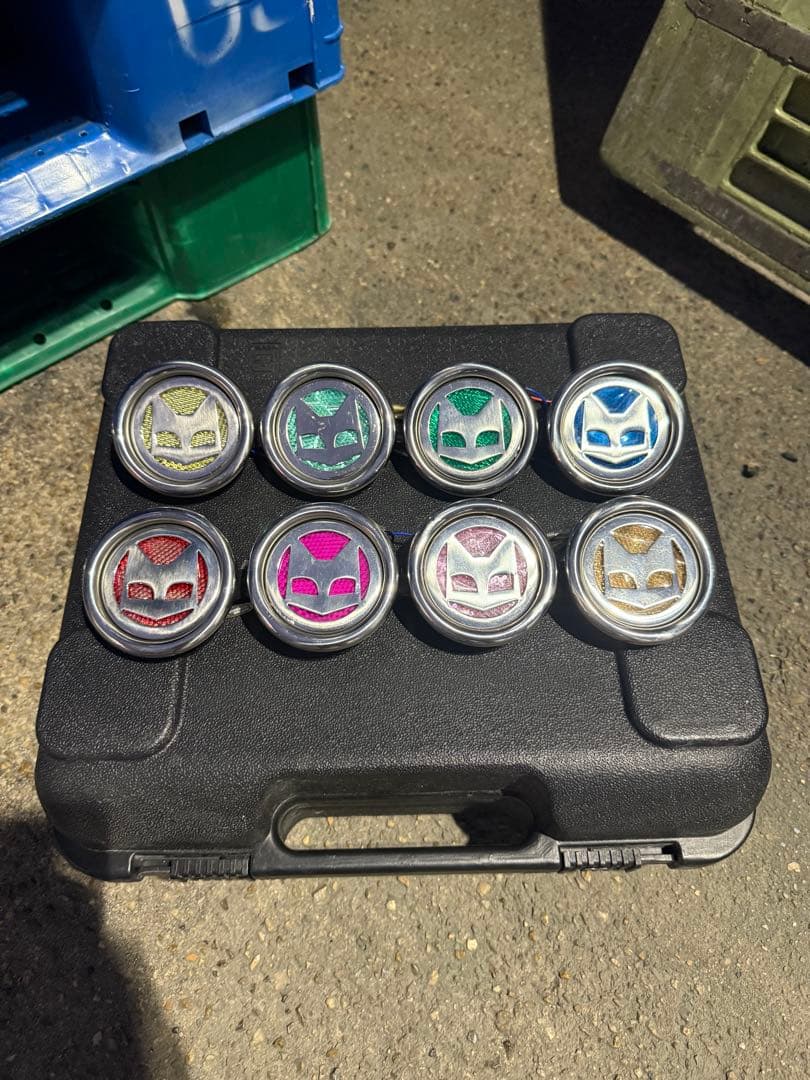 ステンレス製 マーシャル風 猫 ネコマーカー 飾りマーカーLED付き 8個セット オリジナル ステンレス製 リフレクター 1個 マーシャル風 猫 ネコ