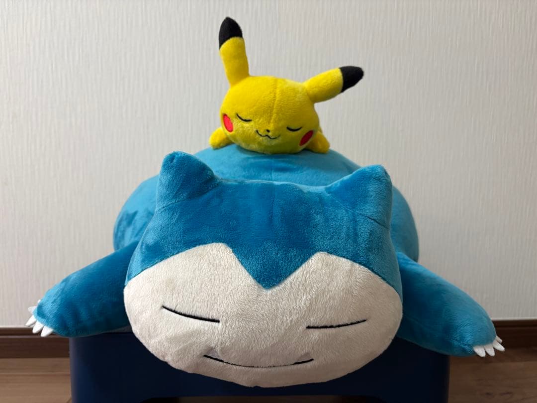 ポケモン 一番くじ B賞 カビゴン＆ピカチュウぬいぐるみ - メルカリ