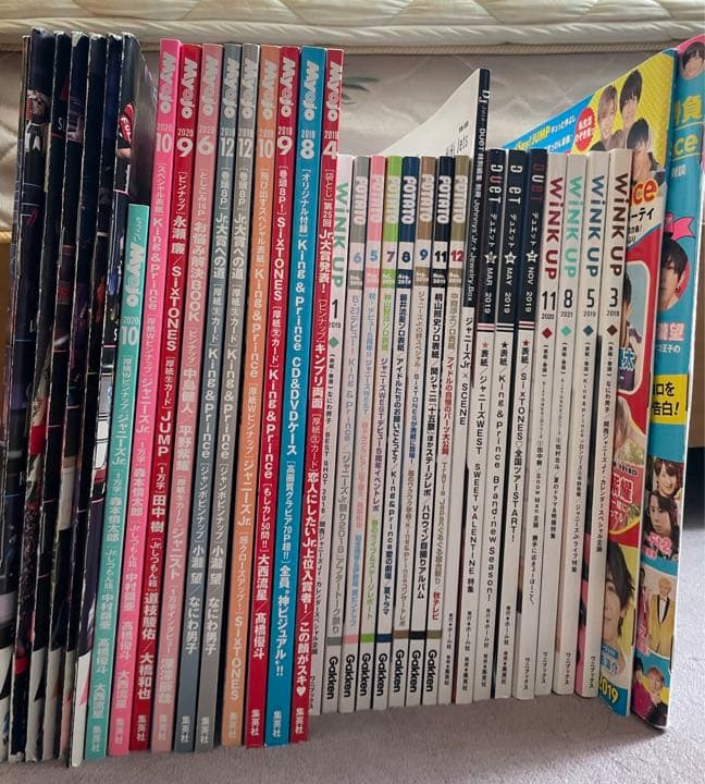 アイドル誌 まとめ売り 35冊 MYOJO Wink up POTATO MYOJO duet Wink up! POTATO poporo 明星 ポポロ - メルカリ