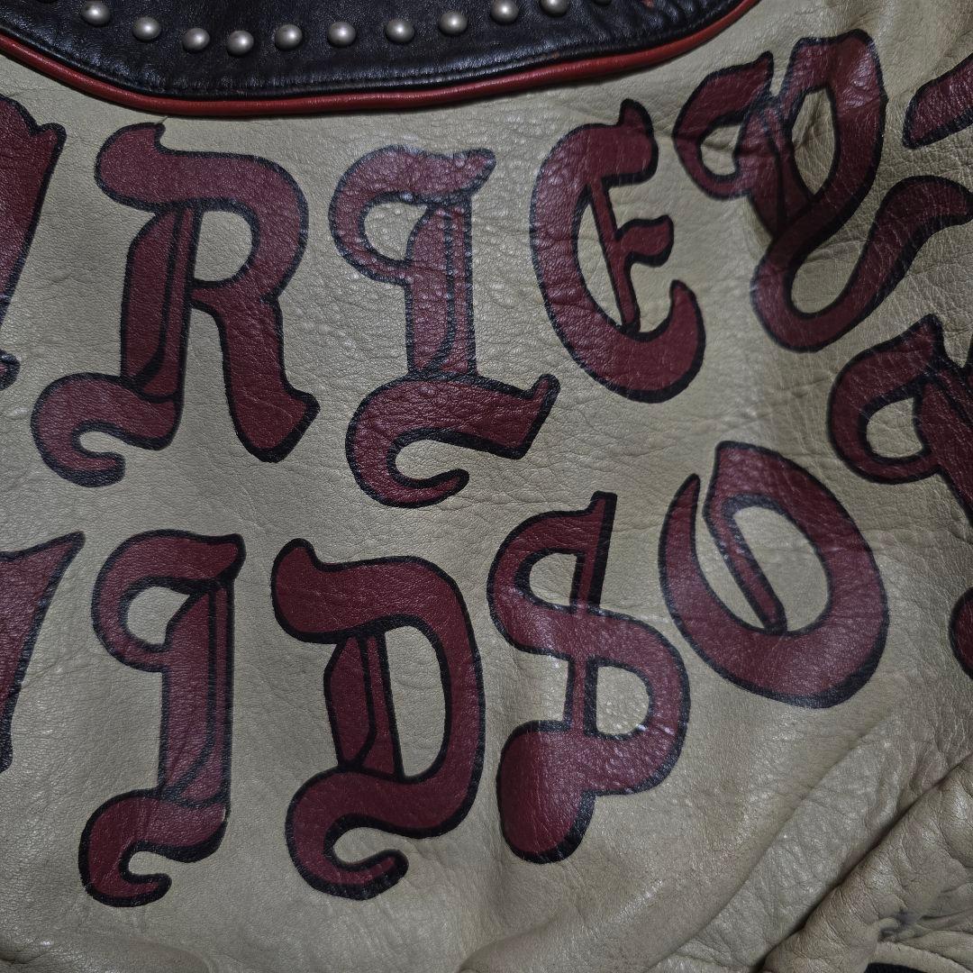 ら*き様 【Harley Davidson レザースタジャン スタッズ 】羊革 - メルカリ