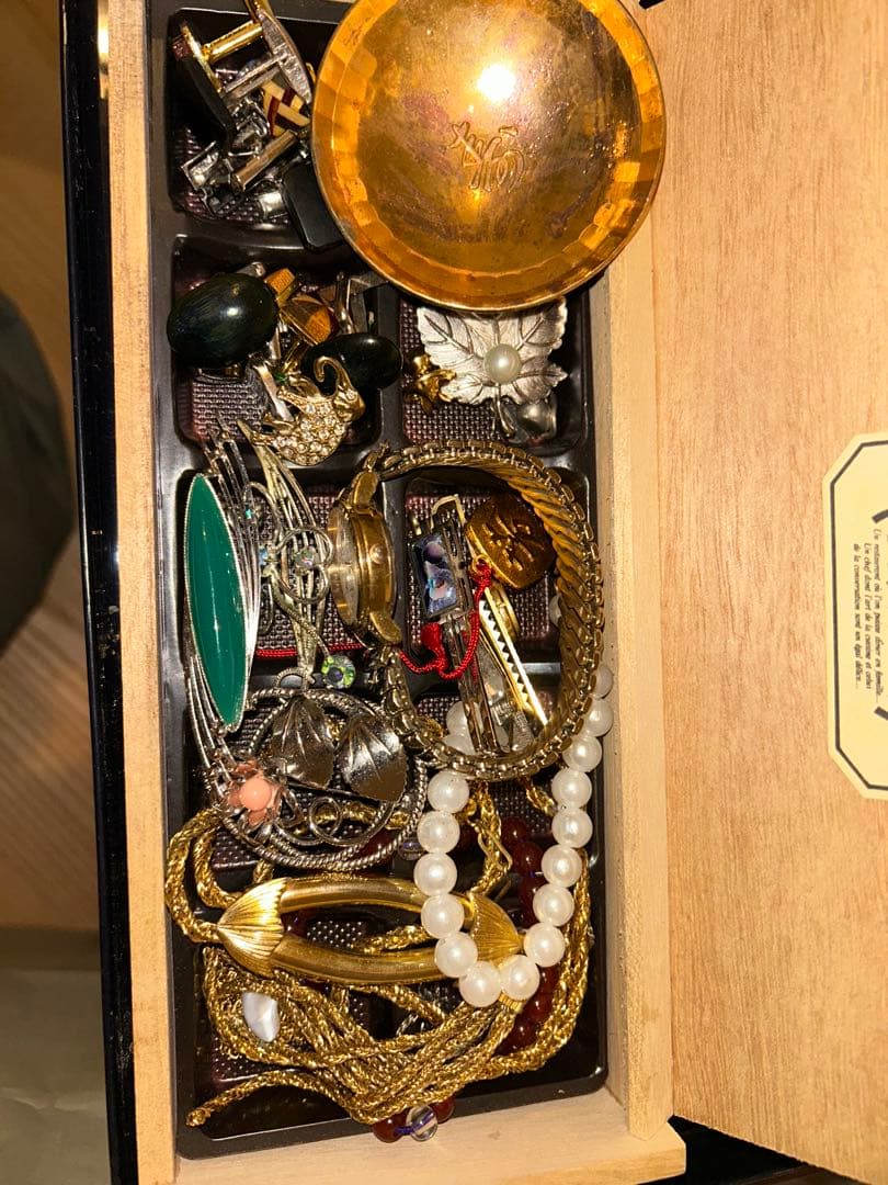 T*s様 K14WG刻印有 ヴィンテージ アクセサリーまとめ売り 腕時計 ネック Bound Black Crocodile Silver