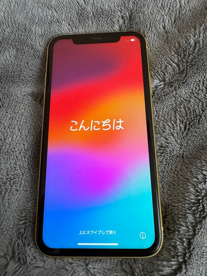 iPhone 11 イエロー 128GB SIM解除済 / 傷あり動作OK 動作良好 100% iPhone 11 イエロー 128 GB SIMフリー