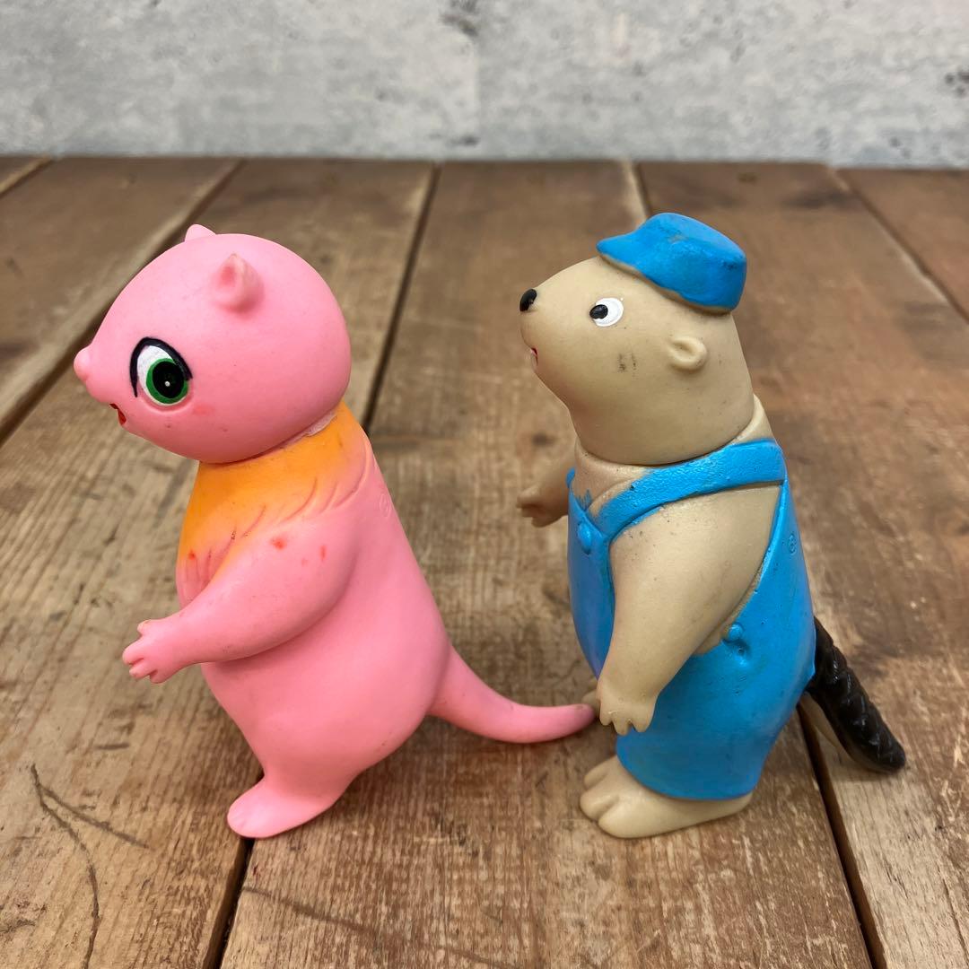 昭和レトロ タケミ 山ねずみ ロッキーチャック カワウソのジョー