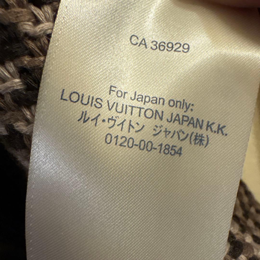 LVメンズ ニット ジャンパー ボタンコットンブレンドブルゾン 新品未