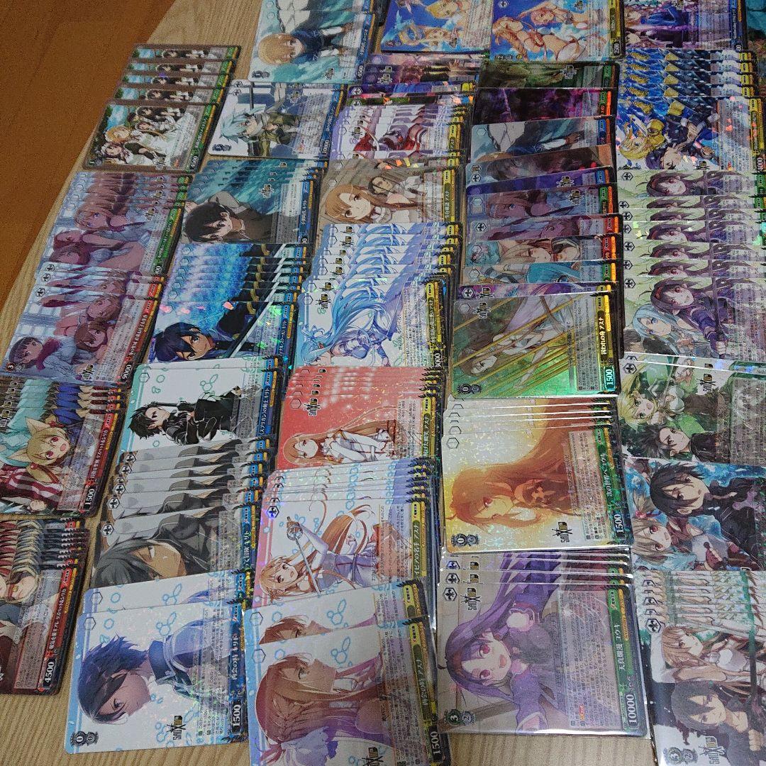 SAO ヴァイスシュヴァルツ 10th アニバーサリー 引退 まとめ売り ブースターパック アニメ ソードアート・オンライン 10th Anniversary