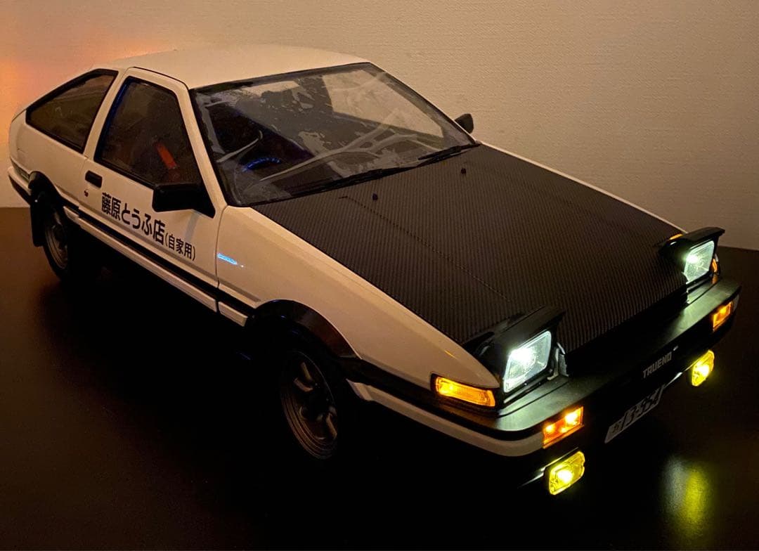 ディアゴスティーニ1/8 頭文字DのAE86ハチロクカスタム完成品 - メルカリ