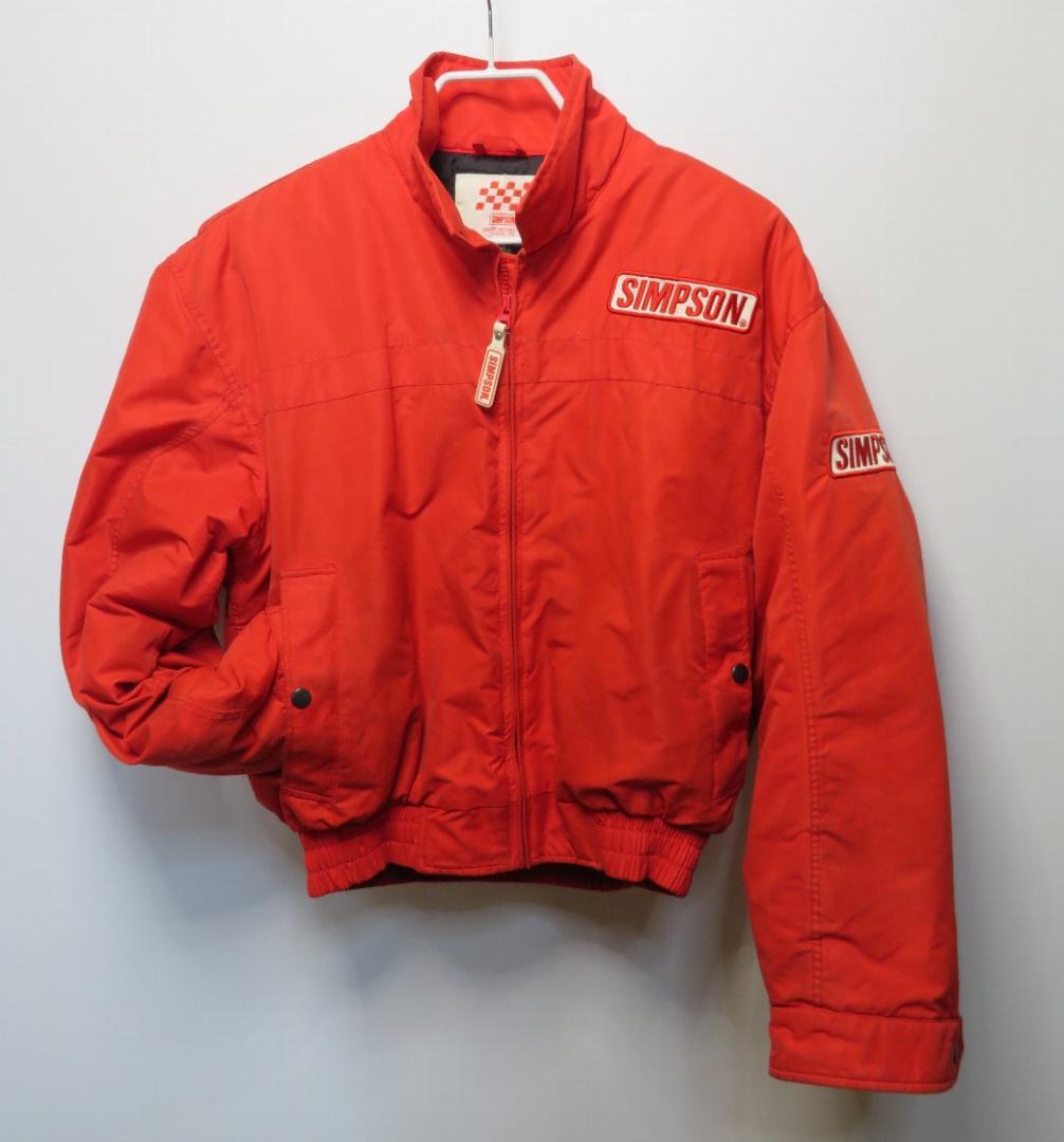 ライダージャケット シンプソン SIMPSON 赤 Mサイズ - メルカリ