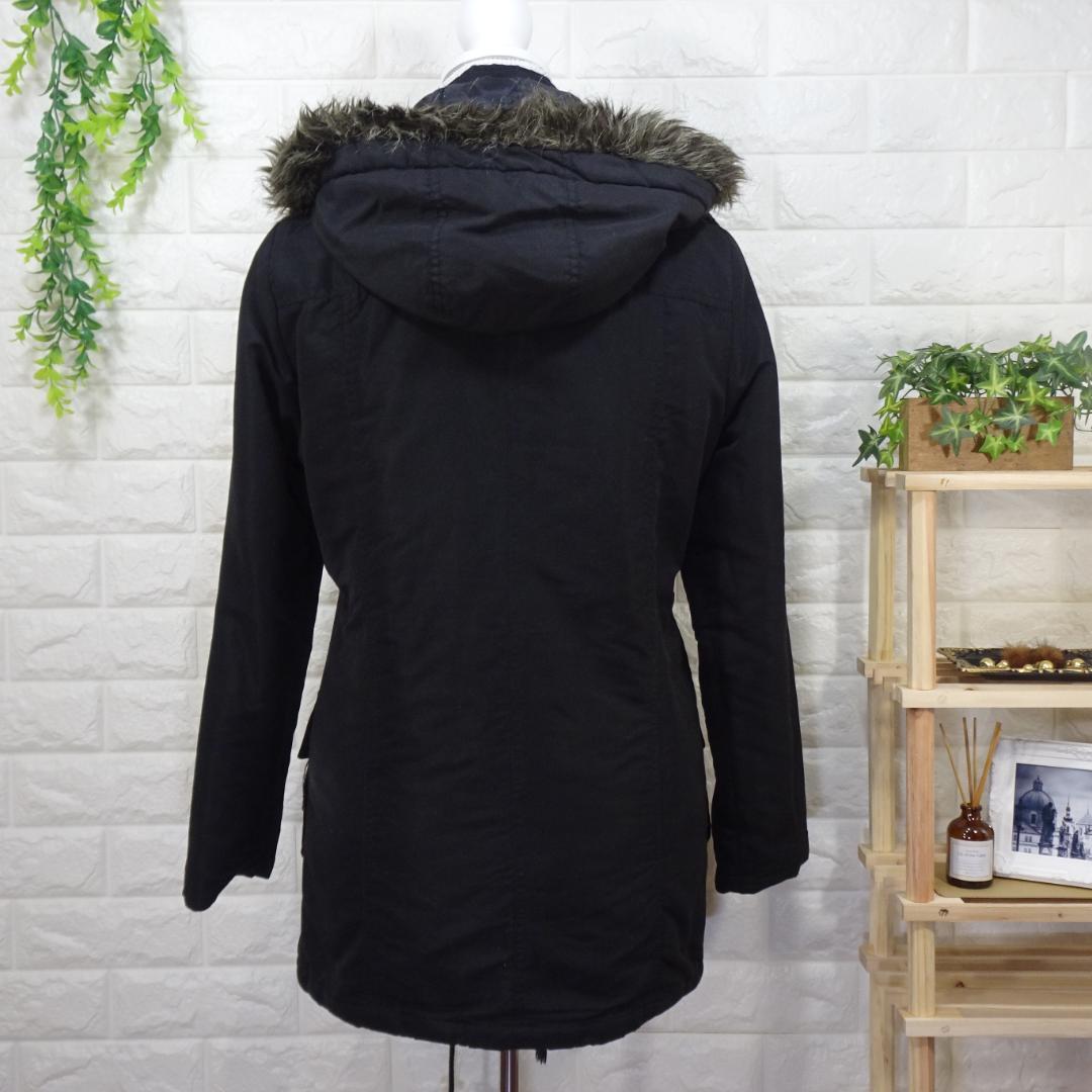 y2k 平成ギャル ギミック グランジ ダークコア ファー付きモッズコート