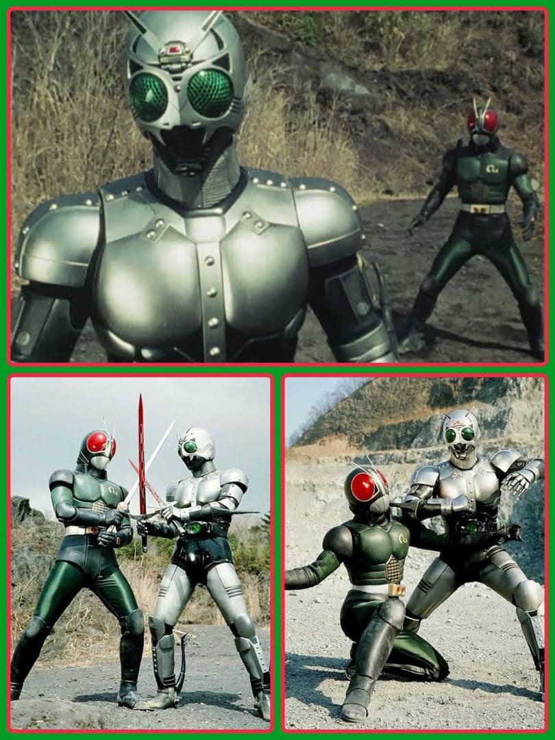 メディコム東映レトロソフビ☆仮面ライダーBLACK RX &シャドームーン