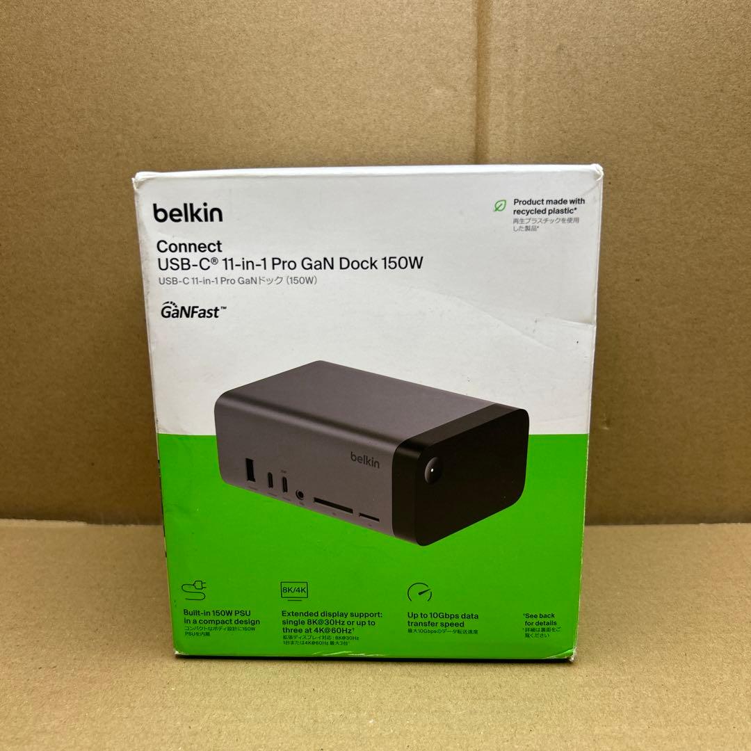 PCケーブル・コネクタ belkin USB-C 11-in-1 pro GaN Dock 150W Amazon.co.jp: Belkin USB-C ハブ 11-in-1 Pro GaN Dock 150W マルチ