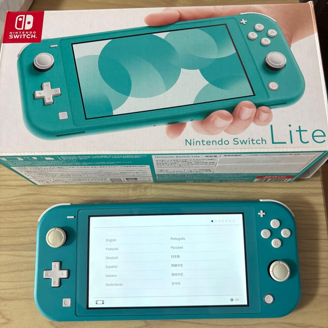 Nintendo Switch Lite 本体（ターコイズ）＆ポケモンケース - メルカリ