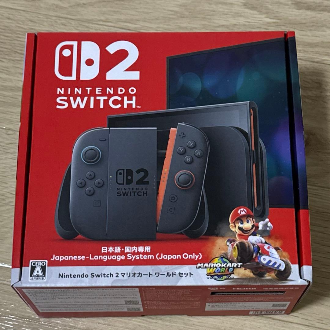 新品未使用 Nintendo Switch 2 本体 マリオカートワールドセット Nintendo Switch 新品 (Nintendo 2 マリオカート ワールドセット) 日本