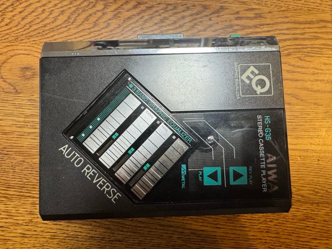 アイワ カセットプレーヤー AIWA HS-G35 AUTO REVERSE - メルカリ