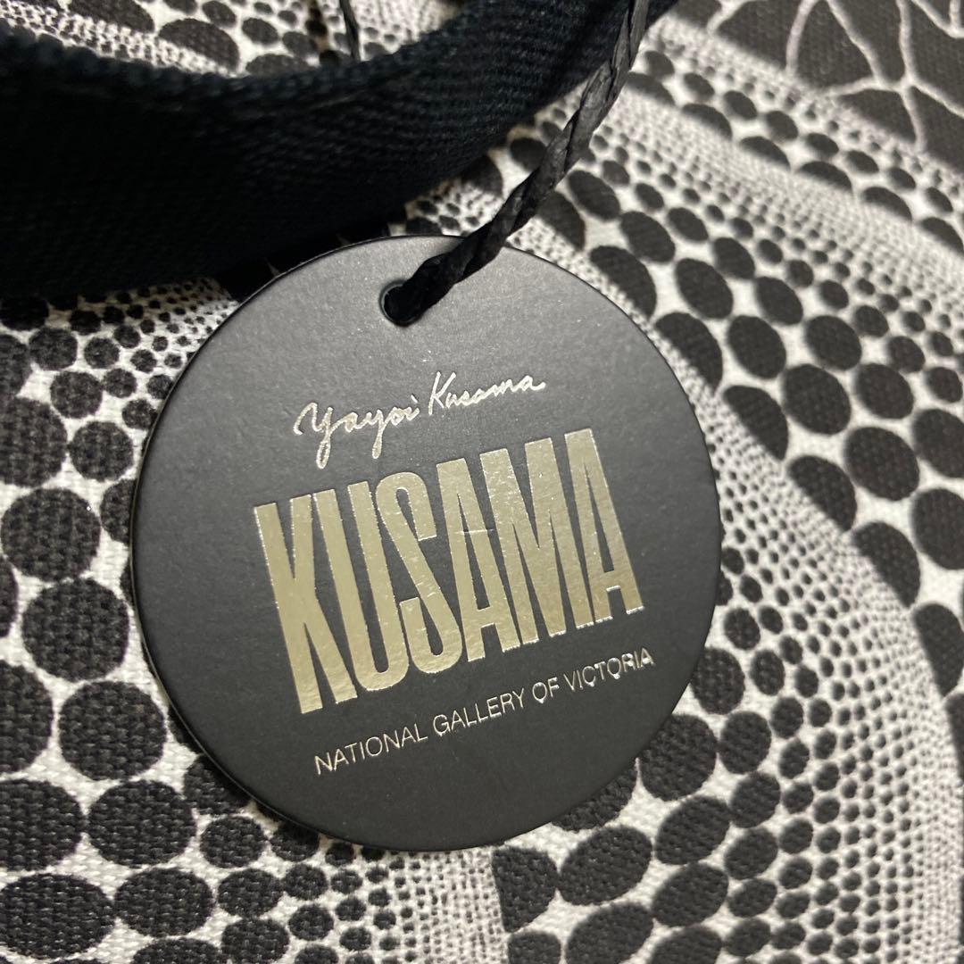限定 NGV x 草間彌生 かぼちゃ 黒トートバッグ ビクトリア国立美術館