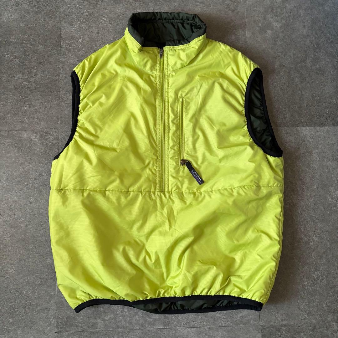石*ン様 00s パタゴニア Patagonia パフボール ベスト 00年製 patagonia Puffball Vest 黒青 L 00s パタゴニア パフボール