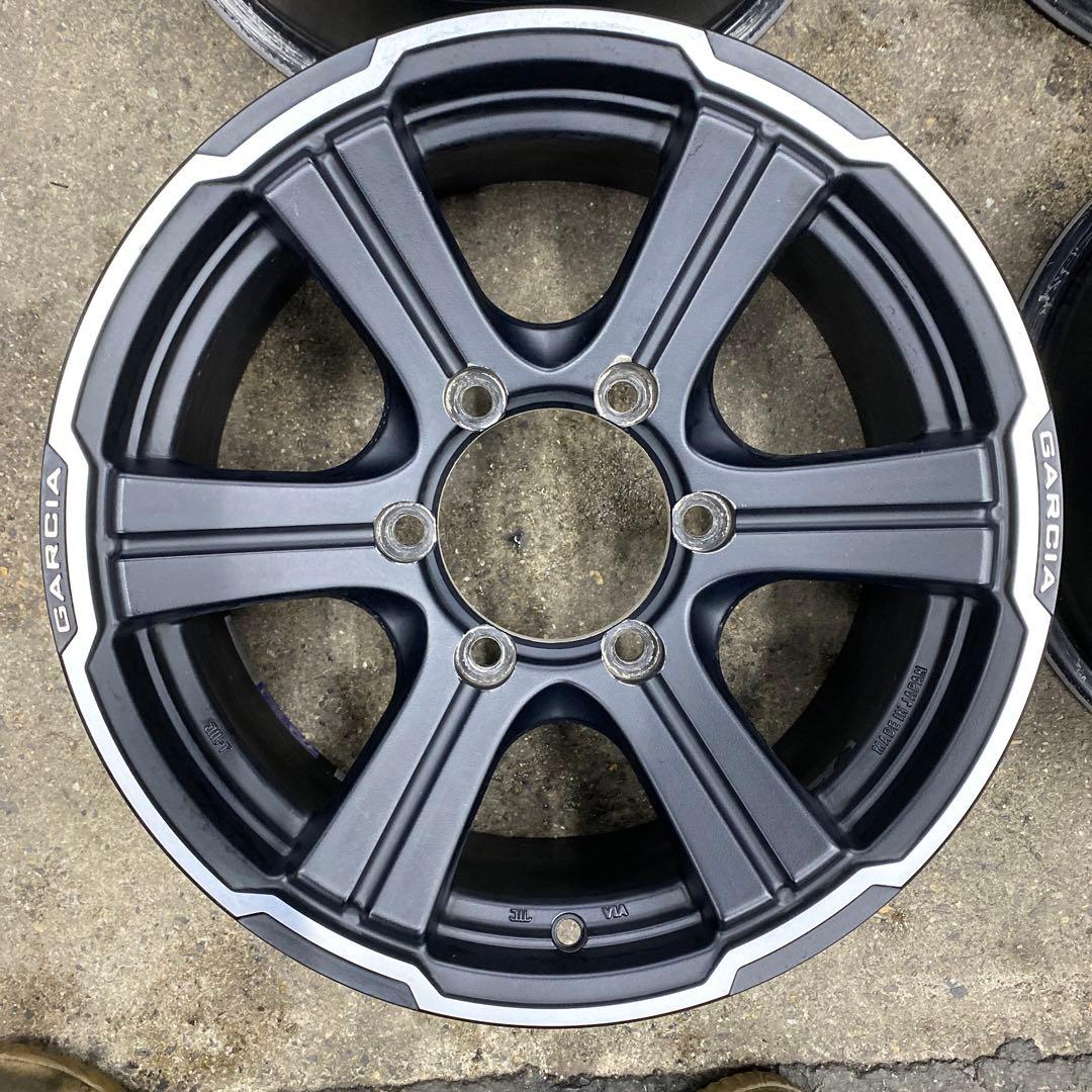 ハイエース16インチアルミホイールレイズガルシア - メルカリ