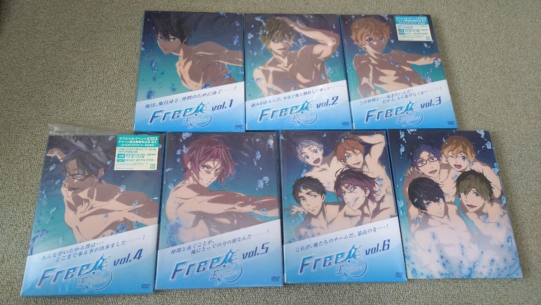 アニメ Free! Eternal Summer 全巻セット 201320]Free! フリー(19枚セット)全6巻 + Eternal Summer 全7巻 + Dive